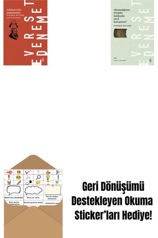 Tolstoyevski Muamması + Okumadığımız Kitaplar Hakkında Nasıl Konuşuruz + Okuma Sticker'ları