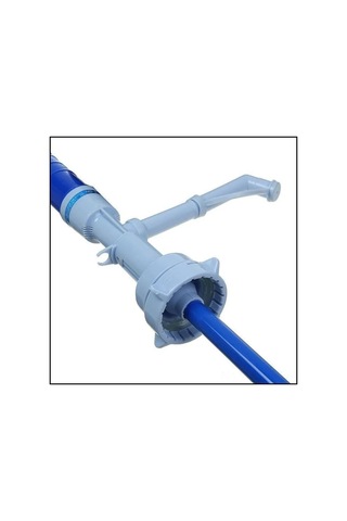 Moveevo Mini Su Pompası - Mineral Su Bardakları İçin Uzun Kablolu Elektrikli Akıllı Çekici Pil Dahil Değil Mavi