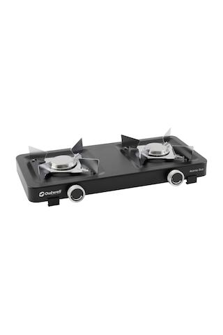 Outwell Asama Duo Burner Portatif İkili Kamp & Karavan Ocağı Siyah