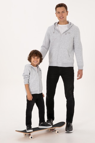 U.S. Polo Assn. Erkek Regular Fit Açık Gri Şardonlu Örme Hırka 50313755-VR001
