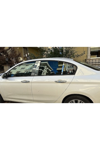 Fiat Egea Krom Cam Direği Sağ Sol Takım 6 Prç 2015-2025 Sd / Hb Uyumlu