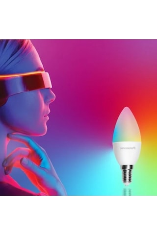 Led Akıllı Bluetooth Wi-fi Rgb Lamba - 4.9w E14