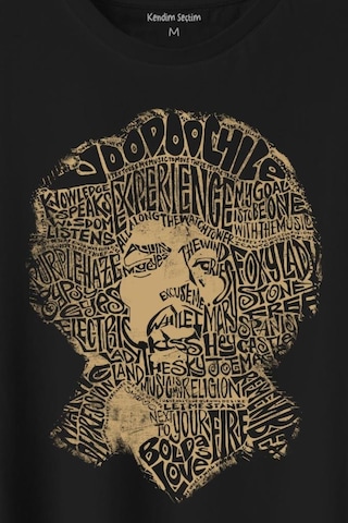 Jimi Hendrix Rock Heavy Blues Gitar Baskılı Tişört Unisex T-shirt 001