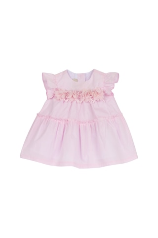 Chicco Kız Bebek Kısa Kollu Elbise 09101844000000 000011 Pembe