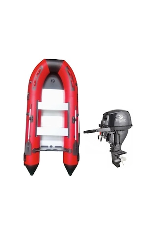 Tomking Tk15 Motor Ve Tk-rıb-380 Alüminyum Tabanlı Şişme Bot Seti