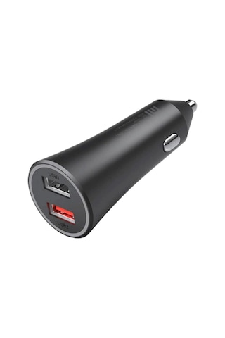 Xiaomi 37W Çift Çıkışlı Araç Şarj Cihazı Siyah