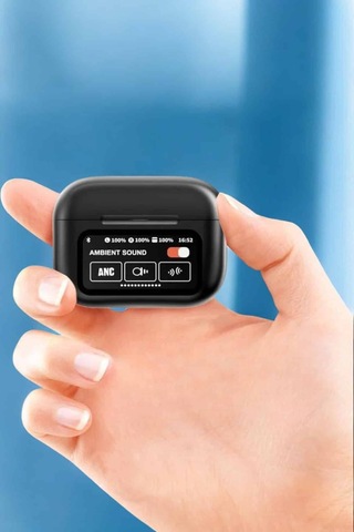Bluetooth Kulaklık Kablosuz Ekranlı Anc/enc Destekli Dokunmatik - Lisinya Diğer