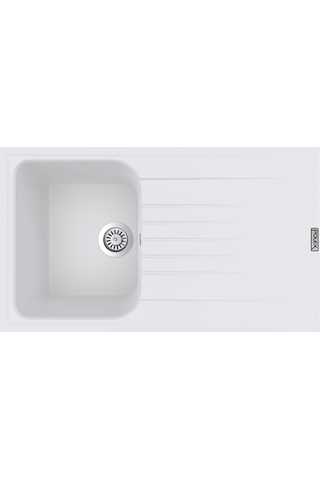 Polex Cristal Lux Granit Eviye P-02+Spiralli Beyaz