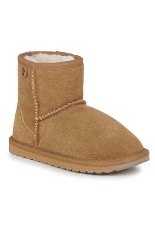 Emu Australia Emu Australia Unisex Çocuk Bot Wallaby Mini Kahverengi Cst Kahve Kahverengi