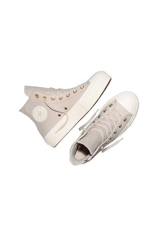 A18386c-k Converse Chuck Taylor All Star Lıft Sıde Zıp Kadın Spor Ayakkabı Krem A18386c-k