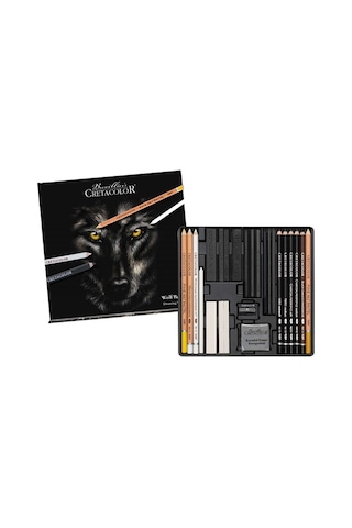 Cretacolor Wolf Box Drawing Set 25 Parça N-91400-2602