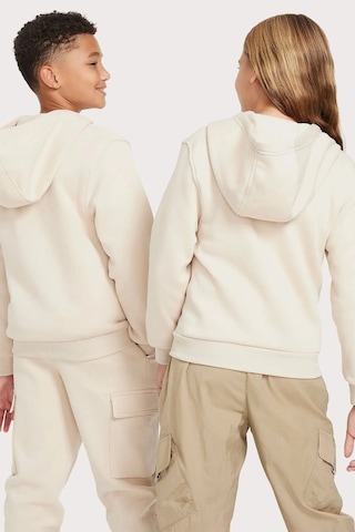 Nike Sportswear Full-zıp Fermuarlı Kapişonlu Çocuk Sweatshirt Krem Krem