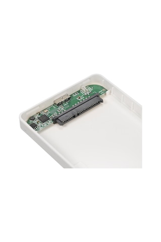 Jeemson 2.5 İnç Sata Hdd/ssd Dış Disk Kutusu, Usb 3.0 Arayüzlü, Araçsız Montaj, Abs Kasa Beyaz