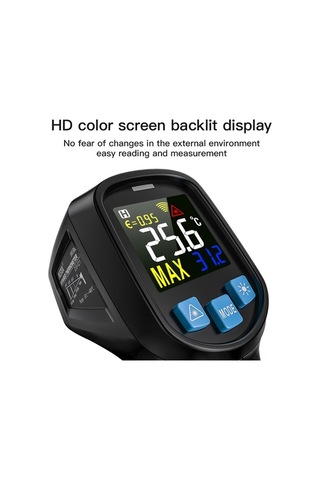 Ebitda Profesyonel Dijital Lcd Kızılötesi Termometre - Yüzey Sıcaklığı Ölçüm