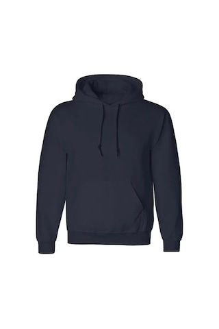 Etiler Collection Erkek Uzun Kol Kapşonlu Basic Sweatshirt Hoodie - Lacivert