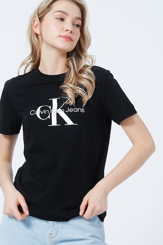 Calvin Klein Kadın Tişört-j20j219142 Siyah