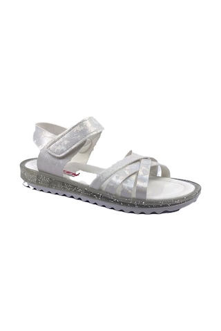 Arzen 3998 Simli Bantlı Kız Çocuk Sandalet Ayakkabı 001