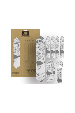 Springsun Bisiklet Koruma Şeridi - Dağ Ve Yol Bisikletleri İçin Dayanıklı Pvc Malzeme, Çizilmeye Karşı Koruma, Kolay Yapıştırma, 4 Farklı Boyut Seçeneği