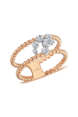 Lova Pırlanta Taşlı Kalah Yüzük - 1010282