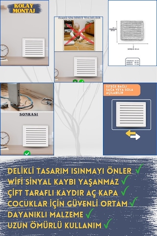 Modem Saklama Kutusu Rafı