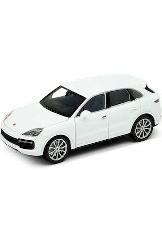 1:24 Ölçek Welly 2018 Porsche Cayenne Turbo Diecast Metal Minyatür Model Araba 15cm