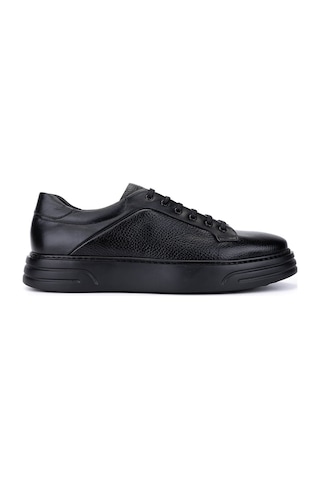 Tamer Tanca Erkek Hakiki Deri Siyah Sneakers & Spor Ayakkabı 537 3817 Erk Ayk Sk25-26 Sıyah Siyah