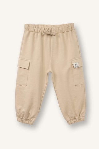 Defacto Kargo Fıt Sweatshirt Kumaşı Pantolon Erkek Bebek G7285a526spbg106 Bej-bg106