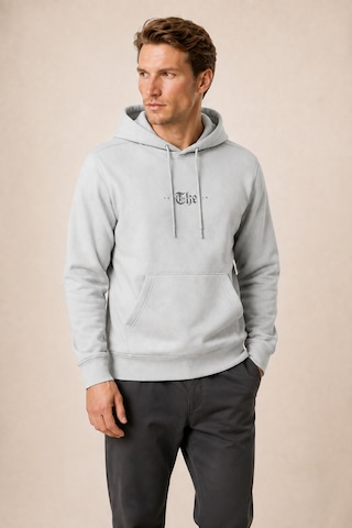 Redline Thenk Yeni Sezon Erkek Regular Fit Kapüşonlu Sweatshirt Gri