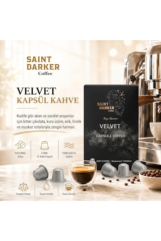 Saint Darker Velvet Kapsül Kahve