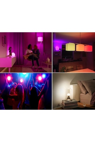 Cata CT-4058 9W RGB Işık E27 Duy Kumandalı Led Ampül