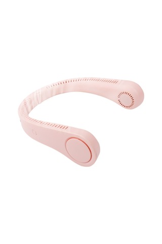 Kanatsız Halter Boyunlu Dijital Ekranlı Küçük Fan - Beyaz