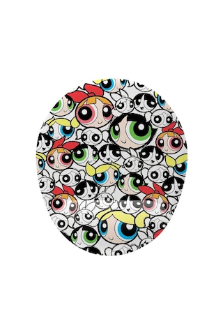 Powerpuff Desenli Bilek Destekli Mouse Pad