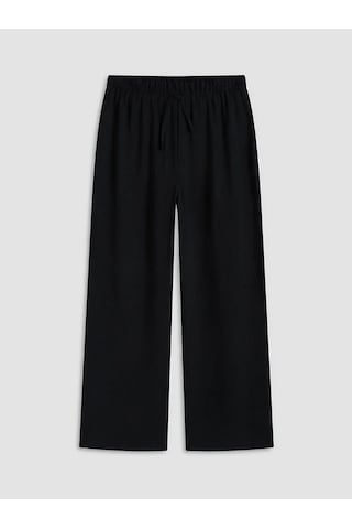 Lc Waikiki Siyah Loose Fit Kız Çocuk Pantolon