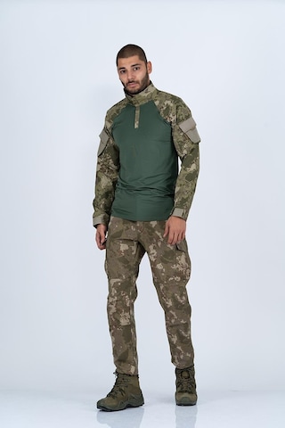 Combat Tactical Pantolon Komando Softshell Kamuflaj - 508-673-piyade Çok Renkli