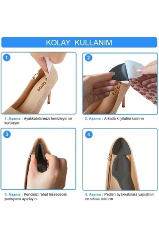 Active Team SP08 - Yapışkanlı Topuk Koruma | Topuk Vurma Önleyici Ped