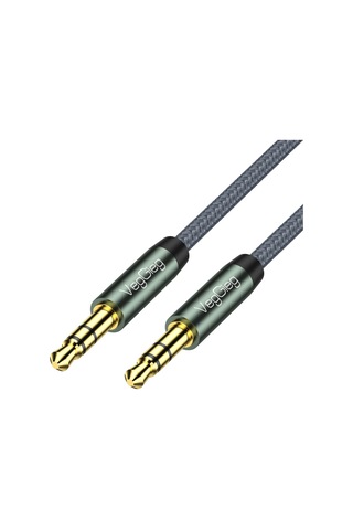 Veggieg 3.5mm Jack Trs Hi-fi Örgülü Aux Ses Kablosu 3 Metre