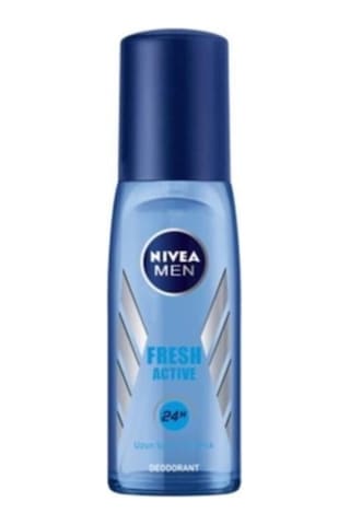 Nivea Pump Fresh Active 24H Erkek Sprey Deodorant 3 x 75 ML
