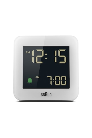 Braun Bc09w Beyaz Dijital Alarmlı Masa Saati Brn.bc09w