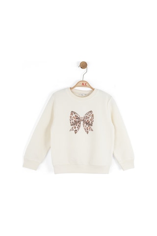 Xo Kids Kız Çocuk Sweatşirt 4-8 Yaş 39530 Krem