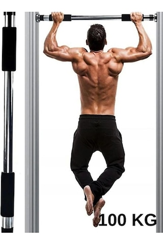 Barfiks Barı 63-100 CM Çekme Demiri Kapı Koridor Ayarlanabilir Barfix Aleti Çubuğu Çekme Barı