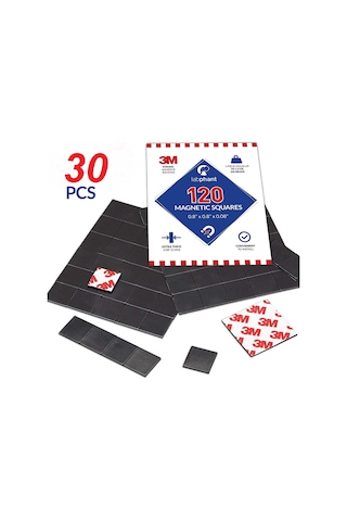 30 Adet Yapışkanlı Mıknatıs Magnet, Güçlü Süsleme Mıknatısı N11.17196