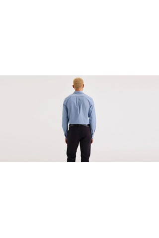 Dockers T3 Oxford Slım Oak Tree Oxford Delft Pat Erkek Yeşil Gömlek - A8816