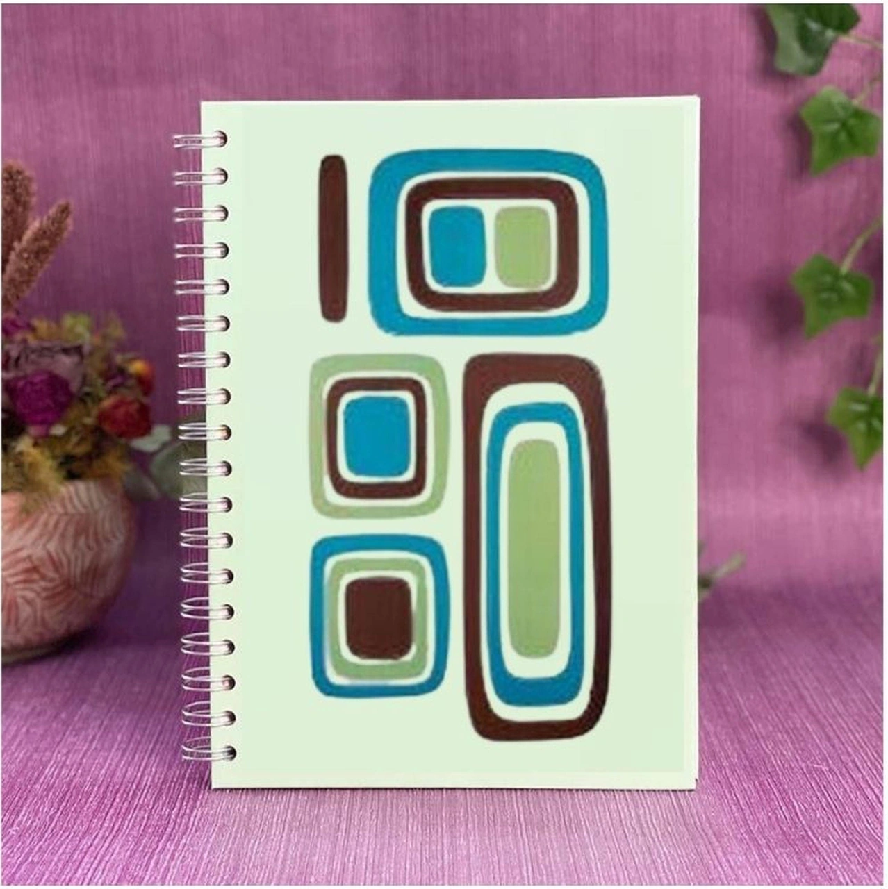 2 Adet Defter Sticker,laptop Sticker Kareli Mavi,yeşil Desen Pvc 61x30x0,5cm