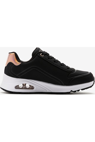 Skechers Uno Gen1 - Zip And Stride Büyük Kız Çocuk Siyah Sneakers 310554l Bkrg Siyah