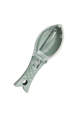 Hangfox Küçük Mutfak Aleti: Pp Malzeme İle Dayanıklı, Kapaklı Yüzen Balık Pul Ölçücü, Ergonomik Tutamaklı Ve Kolay Saklanabilir Kuzey Avrupa Yeşili Diğer