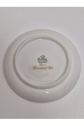 Rosenthal Bavaria Kahve Fincan Tabağı 11cm Çok Renkli
