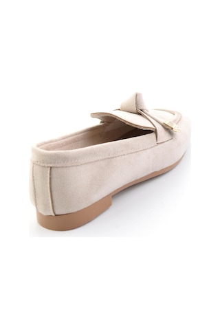 Bambi Bej Kadın Loafer Ayakkabı K01688011572 Bej