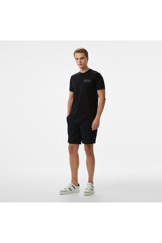 Nautica Erkek Siyah Bermuda Düz B55231t Siyah