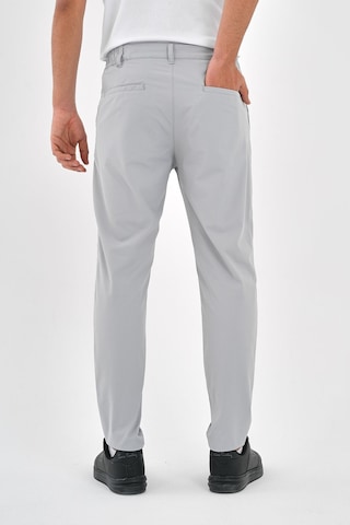 Genie Man Yan Cep Beli Lastikli İnce Gri Jogger Pantolon Gri