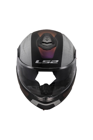 Ls2 Strobe 2 Orıon Kask Mat Siyah - Mor - Mavi